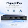 TP-LINK (TL-SG1024D) 24-Port Gigabit Unmanaged Desktop/Rackmount Switch, Steel Case physical TP-LINK New TL-SG1024D MemoX