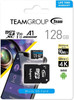 Team 128GB Elite A1 MicroSDXC Card with SD Adapter, UHS-I Class 3, U3, A1 App Performance, 100MB/s physical TEAM New TEAUSDX128GIV30A103 MemoX