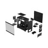Fractal Design Pop Air (Black TG) Gaming Case w/ Clear Glass Window, ATX, Hexagonal Mesh Front, 3 Fans physical FRACTAL New FD-C-POA1A-02 MemoX