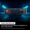 Samsung 2TB 990 PRO M.2 NVMe SSD, M.2 2280, PCIe 4.0, V-NAND, R/W 7450/6900 MB/s, 1400K/1550K IOPS physical SAMSUNG New MZ-V9P2T0BW MemoX