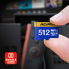 ADATA 512GB Premier Extreme MicroSDXC SD7.1 Express Card, Nintendo Switch 2 Ready, 800MB/s physical ADATA New UD512GEX3L1-C MemoX
