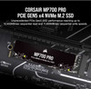 Corsair 1TB MP700 PRO Gen5 M.2 NVMe SSD, M.2 2280, PCIe 5.0, R/W 11.7K/9.6K MB/s, 1.4M/1.5M IOPS physical CORSAIR New CSSD-F1000GBMP700PNH MemoX