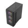Vida Aquilon Black ARGB Gaming Case w/ Glass Window, E-ATX, 4x ARGB Fans, 6-Port Fan Hub, Mesh Front physical VIDA New AQUILON-BLK MemoX