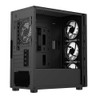 Vida Zephyr Black ARGB Gaming Case w/ Glass Window, Micro ATX, 3x ARGB Fans, Mesh Front physical VIDA New ZEPHYR-BLK MemoX