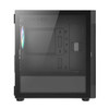 Vida Zephyr Black ARGB Gaming Case w/ Glass Window, Micro ATX, 3x ARGB Fans, Mesh Front physical VIDA New ZEPHYR-BLK MemoX