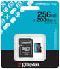 Kingston 256GB Canvas Go! Plus Gen4 MicroSDXC Card with SD Adapter, UHS-I Class 10, U3, A2 App Performance, 200MB/s Kingston 256GB Canvas Go! Plus Gen4 MicroSDXC Card with SD Adapter, UHS-I Class 10, U3, A2 App Performance, 200MB/s