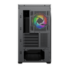Vida Notus Black ARGB Gaming Case w/ Glass Side, Micro ATX, Mesh Front, 4x ARGB Fans, 6-Port PWM ARGB Hub, USB-C, Asus BTF Compatible physical VIDA New NOTUS-BLK MemoX