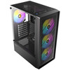 Antec AX26 RGB Elite Mid Tower Gaming Case – Black physical ANTEC New 0-761345-10199-8 MemoX