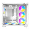 ANTEC Constellation C5 White ARGB Case, 270' Full-View Tempered Glass, Dual Chamber, Support Back-Connect Motherboards, 7 x ARGB PWM Fans With Built-In Fan Controller, ATX, Micro-ATX, ITX physical ANTEC New 0-761345-10034-2 MemoX