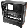 Antec Flux PRO Full Tower PC Case with Tempered Glass, Black/Wood, 6 Pre-Installed Fans, USB Type-C, E-ATX/ATX/mATX/mITX Compatibility