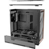 Antec Flux PRO Full Tower PC Case with Tempered Glass, Black/Wood, 6 Pre-Installed Fans, USB Type-C, E-ATX/ATX/mATX/mITX Compatibility