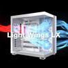 be-quiet! Light Base 600 LX, White, Midi-Tower ATX Case, Massive ARGB LED Strip, Full Windowed Design, 4x Light Wings LX 120mm PWM fans included