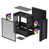 DeepCool CC360 ARGB Micro-ATX PC Case – Black