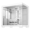 DeepCool CG530 WH Dual-Chamber ATX PC Case – White, Panoramic Tempered Glass