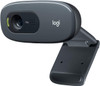Logitech C270 HD Webcam, HD 720p/30fps, Widescreen HD Video Calling, HD Light Correction, Noise-Reducing Mic, For Skype, FaceTime, Hangouts, WebEx, PC/Mac/Laptop/Macbook/Tablet, Black physical LOGITECH New 960-001063 MemoX