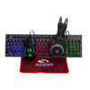 Marvo Scorpion CM416 Loot 40 4 in 1 RGB Gaming UK Layout Keyboard, Mouse, Headset and Mat Bundle (Black) physical MARVO New CM416-UK MemoX