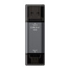 Team 2 in 1 Dual OTG 128GB Flash Drive, X1 USB 3.2 Gen1, Type C & A, Plug and Play