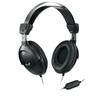 Genius HS-M505X 3.5mm Wired Headset with Microphone – Noise-Cancelling PC Headset with Volume Control, Black