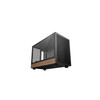DeepCool CH260 Micro-ATX Mini Tower PC Gaming Case, Wood, Tempered Glass Side Panel USB Type-C High Airflow Supports ATX PSU & RTX GPUs Black physical DEEPCOOL New R-CH260-BKNWM0-G-1 MemoX