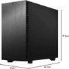 Fractal Design Define 7 Black ATX Mid Tower PC Case – Silent Modular Case physical FRACTAL New FD-C-DEF7A-03 MemoX
