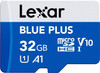 Lexar Blue Plus 32GB microSDHC Card – UHS-I, 100MB/s, Class 10