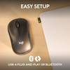Logitech M240 for Business Wireless Mouse – Bluetooth, Logi Bolt, Silent Touch, Graphite