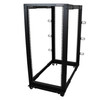 StarTech 25U 4-Post Open Frame Server Rack – Adjustable 22–40in, Mobile