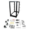 StarTech 25U 4-Post Open Frame Server Rack – Adjustable 22–40in, Mobile