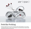 Nothing Ear (open) Wireless Open-Ear Earbuds – 30h Battery, Bluetooth 5.3, White