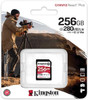 Kingston Canvas React Plus 256GB SDXC UHS-II Card – 280MB/s, U3, V60 physical Kingston New SDR2V6/256GB MemoX
