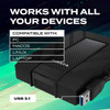 ADATA 1TB HD710 Pro Rugged External Hard Drive, 2.5", USB 3.1, IP68 Water/Dust Proof, Shock Proof, Black physical ADATA New AHD710P-1TU31-CBK MemoX