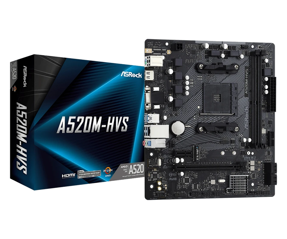 ASRock A520M-HVS: The Budget AM4 Motherboard Still Worth Buying for Ryzen Builds