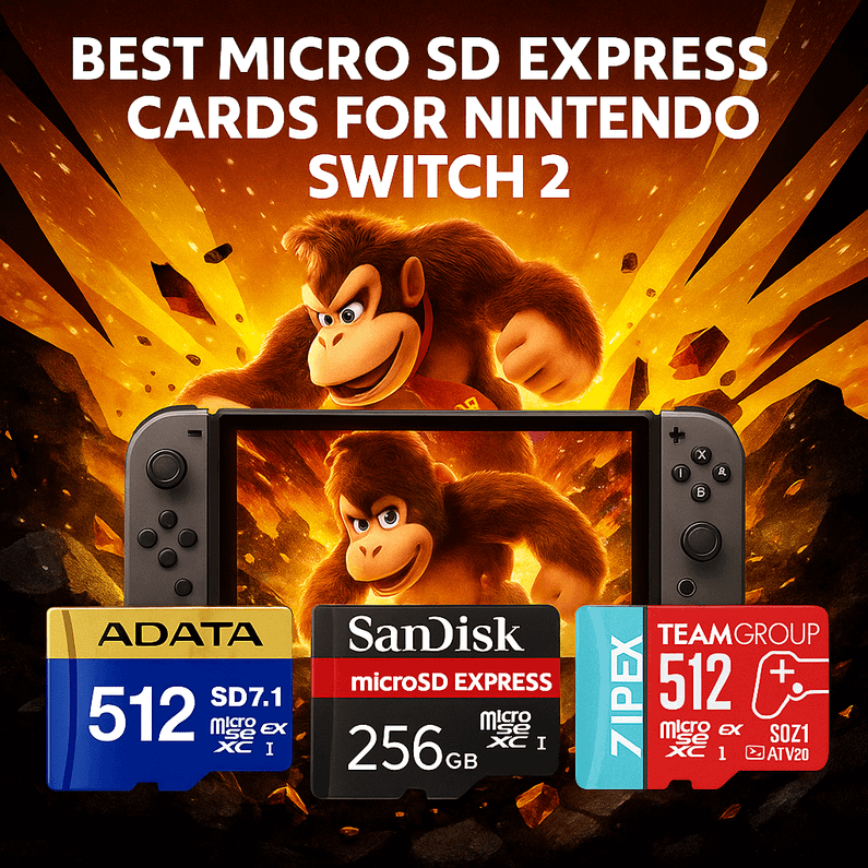 The Best Micro SD Express Cards for Nintendo Switch 2: Speed Now, Future-Proofed For Tomorrow