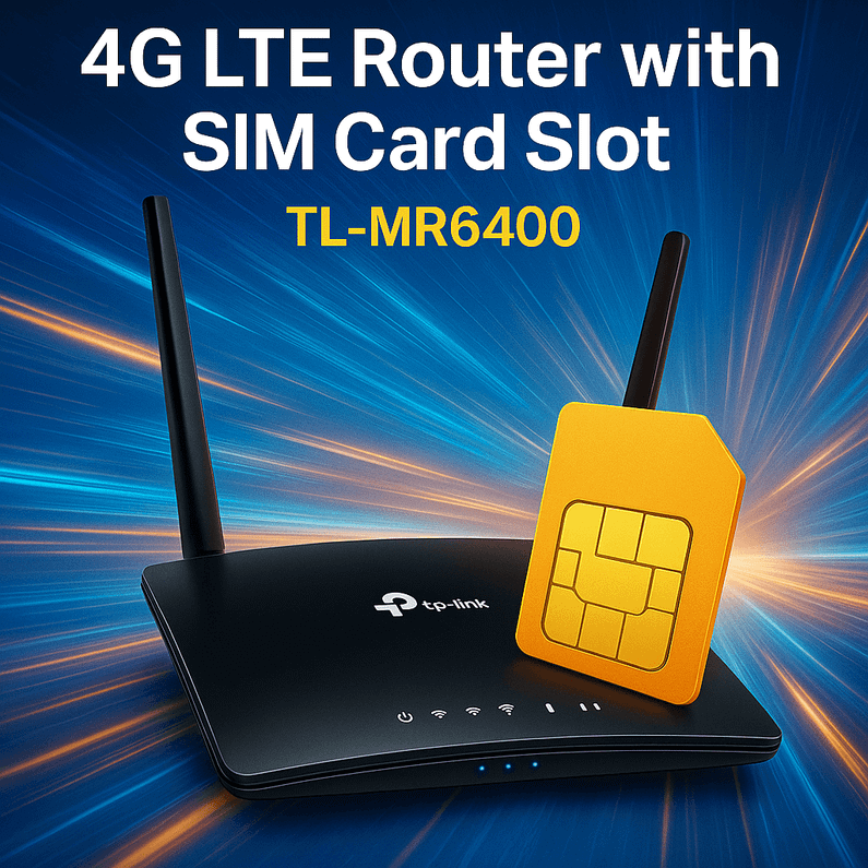 No Fibre? No Problem. Meet the TP-LINK (TL-MR6400 V5)—Your Plug-and-Play 4G Lifeline