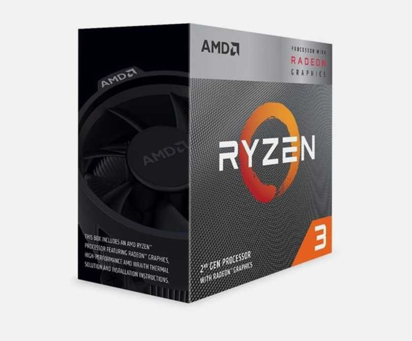 AMD Ryzen 3200G CPU with Wraith Stealth Cooler, Quad Core, AM4