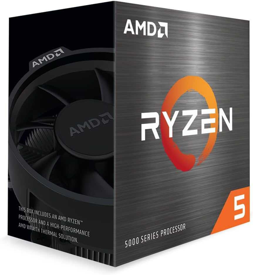 AMD Ryzen 5 5500 CPU with Wraith Stealth Cooler, AM4, 3.6GHz