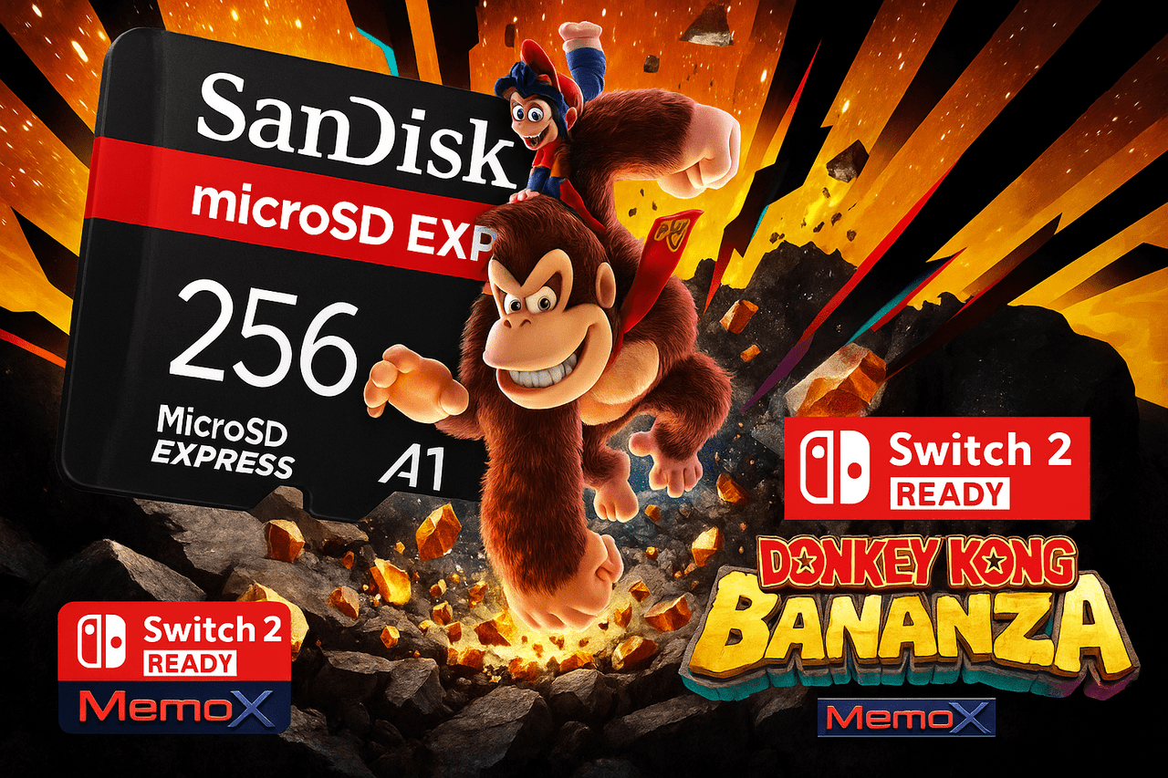 SanDisk 256GB microSD Express Card - For Nintendo Switch 2
