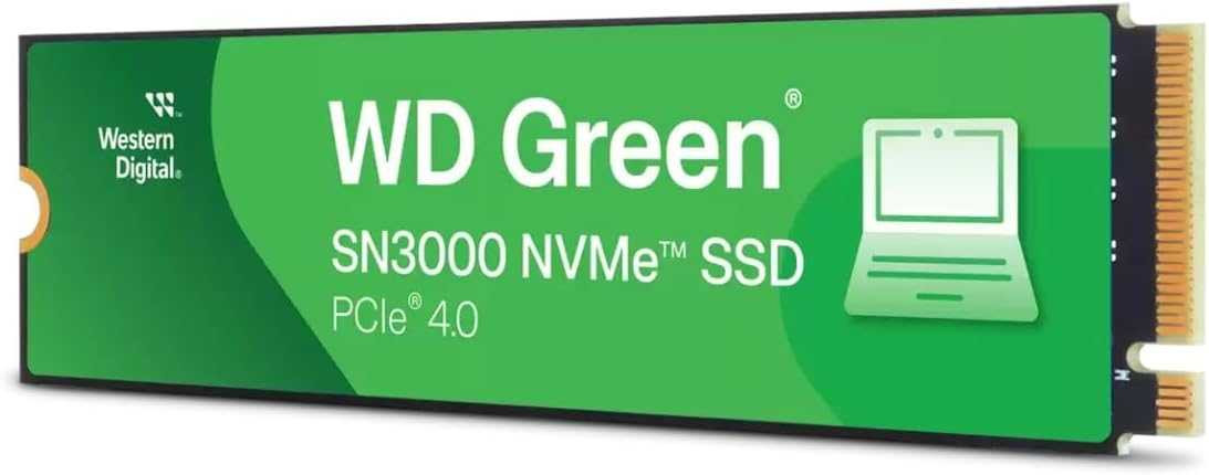 WD Green SN3000 1TB SSD NVME 2280 PCIe Solid State - Main Image