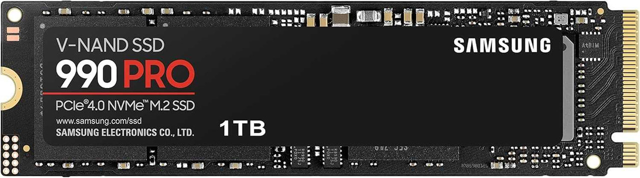 Samsung 990 PRO 1TB NVMe SSD, PCIe Gen4, M.2