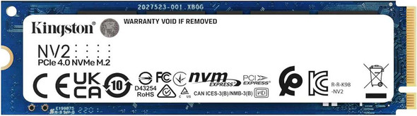 Kingston 2TB NV2 M.2 NVMe SSD, M.2 2280, PCIe4, R/W 3500/2800 MB/s physical Kingston New SNV2S/2000G MemoX