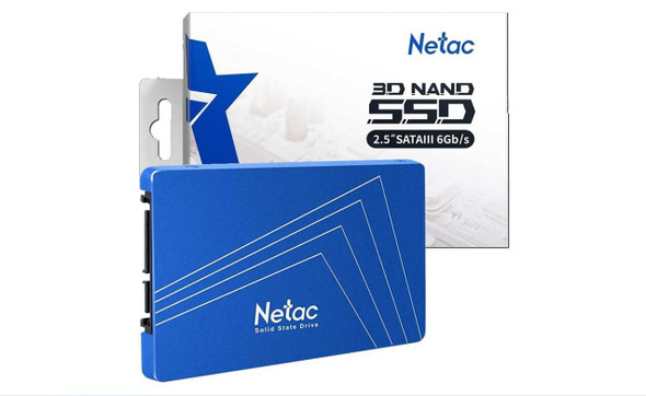 Netac 960GB N535S SSD, 2.5", SATA3, 3D TLC NAND, R/W 560/520 MB/s, 7mm physical Netac New NT01N535S-960G-S3X MemoX