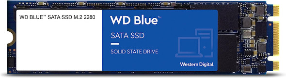 WD 2TB Blue M.2 SATA SSD, M.2 2280, SATA3, 3D NAND, R/W 560/530 MB/s, 95K/84K IOPS