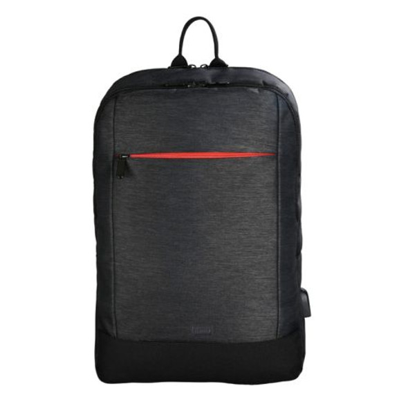 Hama Manchester Laptop Backpack, Up to 17.3", USB Charging Port, Padded Compartment, Organiser, Front Pockets, Trolley Strap