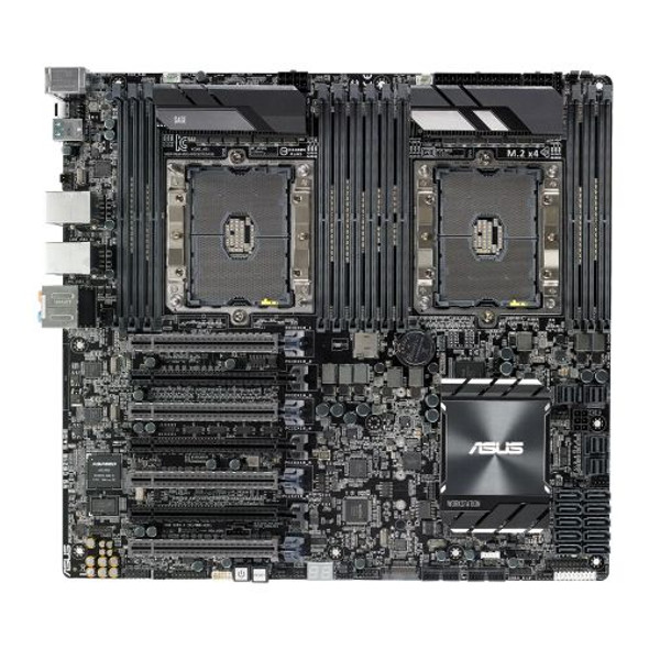 Asus WS C621E SAGE, Workstation, Intel C621, S 3647, EEB, Dual Scalable Xeon, 12 DDR4, Quad XFire/SLI, Dual LAN, M.2