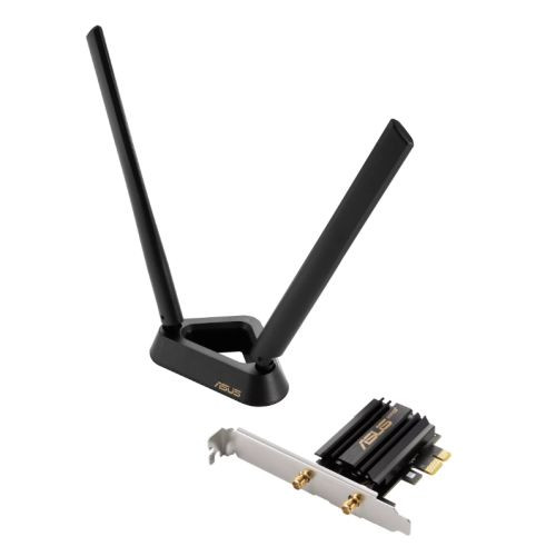 ASUS PCE-AXE5400 Wi-Fi 6E Tri-Band PCI Express Adapter With Bluetooth 5.2