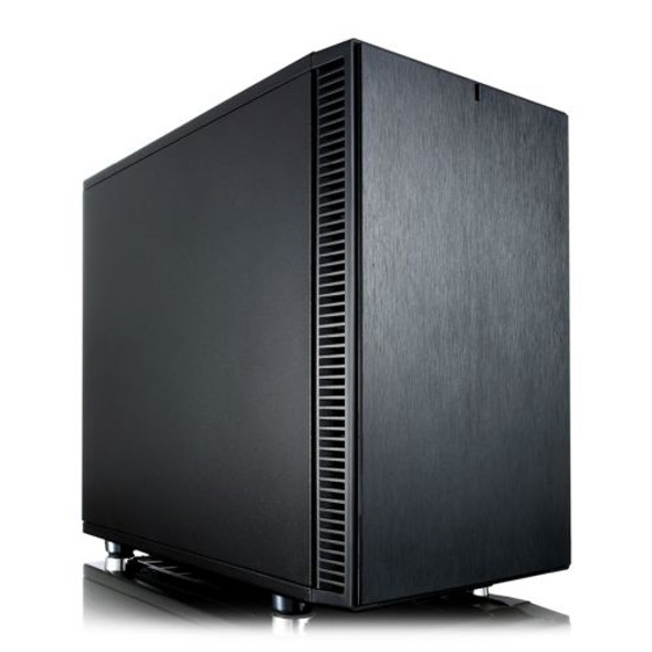 Fractal Design Define Nano S (Black Solid) Quiet PC Case, Mini ITX, 2 Fans, ATX  PSU & 315mm GPU Support, 280mm Watercooling, Up to 4 HDD/SSD