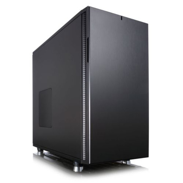 Fractal Design Define R5 (Black Solid) Silent Gaming Case, ATX, 2 Fans, Fan Controller, Configurable Front Door, Ultra Silent Design