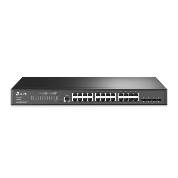 TP-Link TL-SG3428 24-Port Gigabit L2+ Managed Switch – 4× SFP, Fanless
