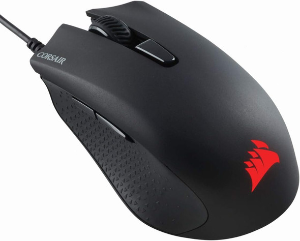 Corsair Harpoon Pro RGB FPS/MOBA Lightweight Optical Gaming Mouse, Omron Switches, 12000 DPI, 6 Programmable Buttons