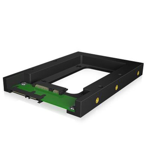 Icy Box (IB-2538STS) 2.5" Drive Mounting Kit, Frame to Fit 1x 2.5" SSD/HDD into a 3.5" Drive Bay